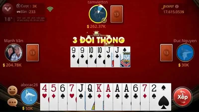 Tiến lên miền Nam Sunwin: Hướng dẫn cách chơi luôn thắng 4 Các tổ hợp bài trong Tiến lên miền Nam Sunwin